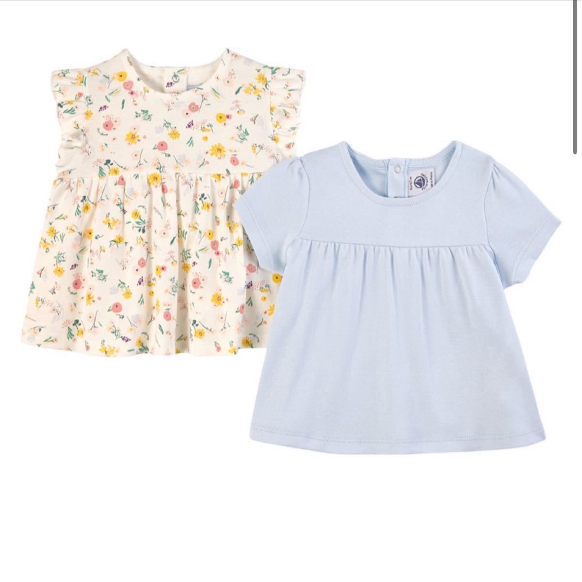 プチバトー新品未使用品 半袖Tシャツ2枚組セット81cm|PayPayフリマ