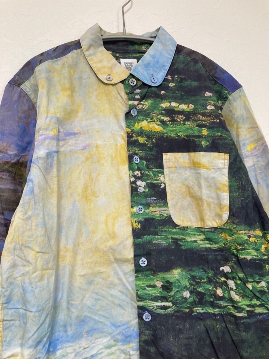 グラニフ モネ 睡蓮 絵画 シャツ 長袖 メンズ M 丸襟|Yahoo グラニフ モネ 睡蓮 絵画 シャツ 長袖 メンズ M 丸襟|Yahoo