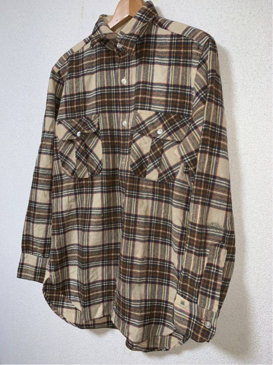 70'sビンテージ PENDLETON ペンドルトン チェック ウールシャツ USA製 