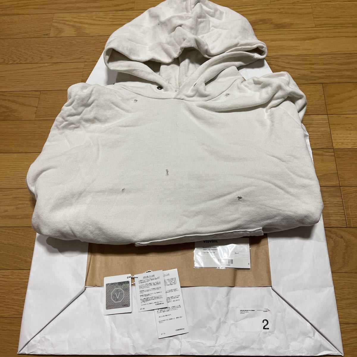 商品が購入可能です 新品 visvim COURT HOODIE P.O CRASH 黒 ビズビム