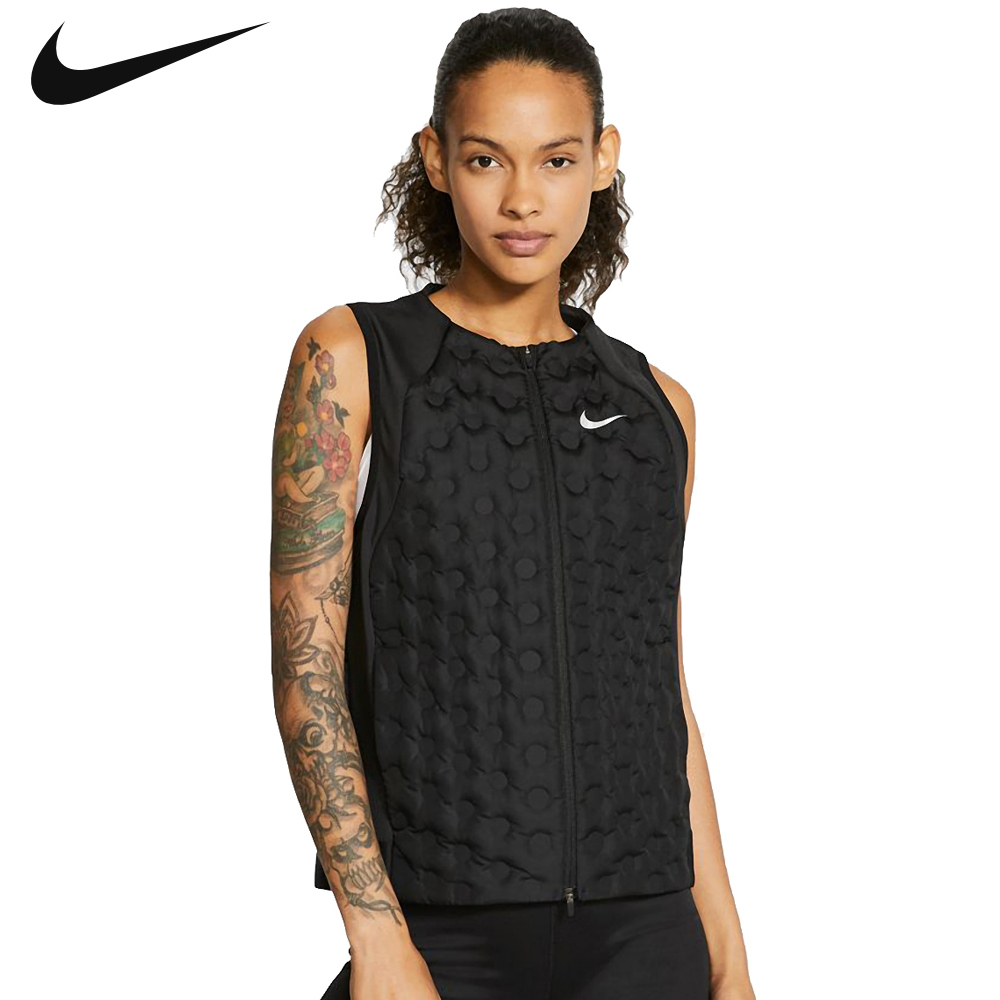 M Nike WMNS aero loft down vest regular price 19800 jpy inspection wi men's lady's Golf running the best jacket black black 