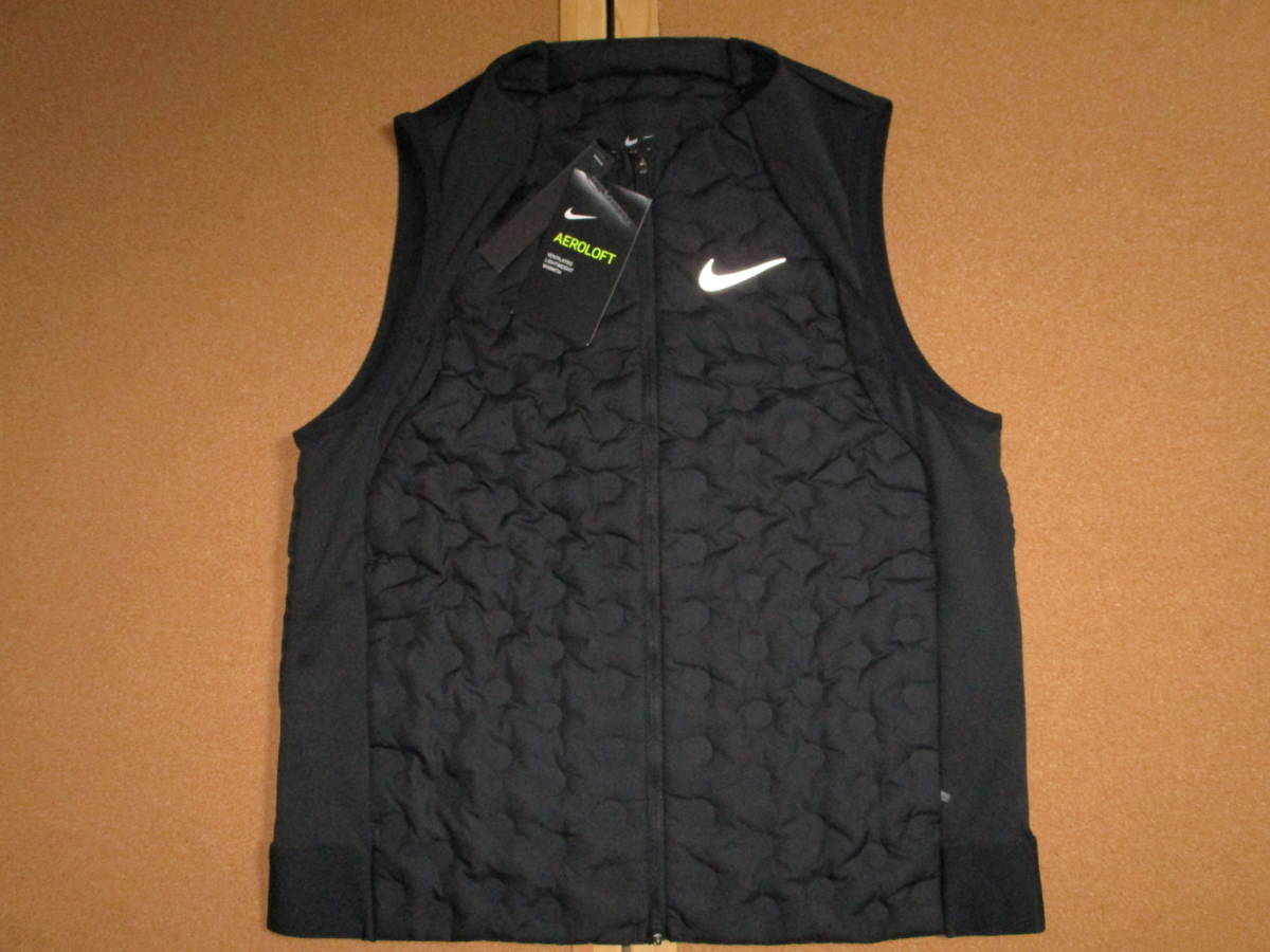 M Nike WMNS aero loft down vest regular price 19800 jpy inspection wi men's lady's Golf running the best jacket black black 