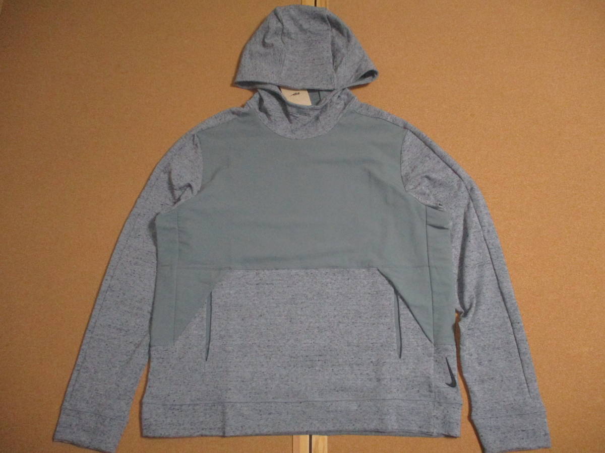  remainder little XXL Nike pull over fender -ti fine quality stretch material inspection 9900 jpy yoga Jim training fleece Parker sweat gray 2XL