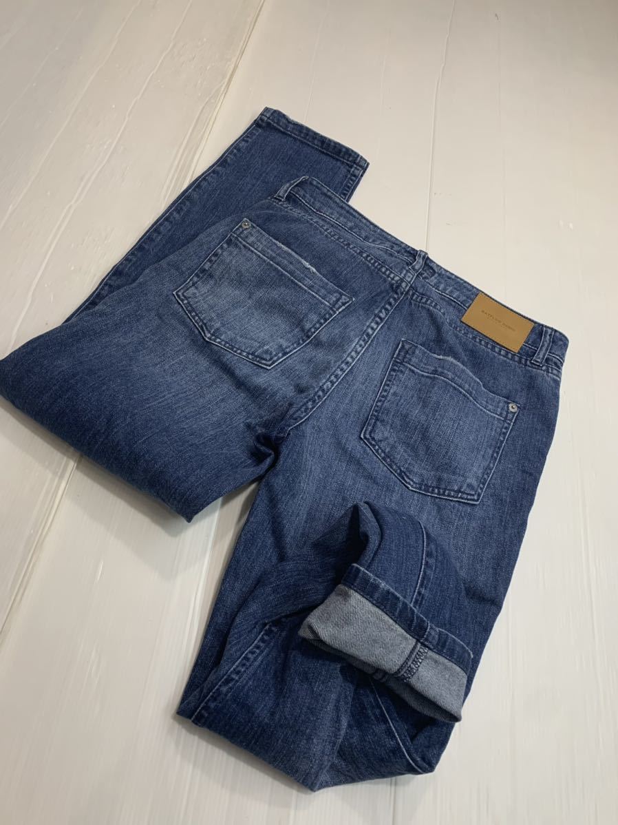 BAYFLOW DENIM ベイフロー　ベイフロウ　加工デニム　ストレッチジーンズ　スキニーパンツ　BOYS W24約72cm_画像10