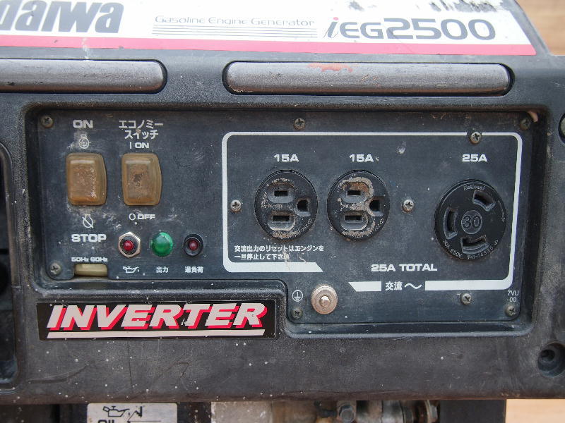 新ダイワ インバーター発電機 iGE2500動作OK 新ダイワ インバーター発電機 iGE2500動作OK