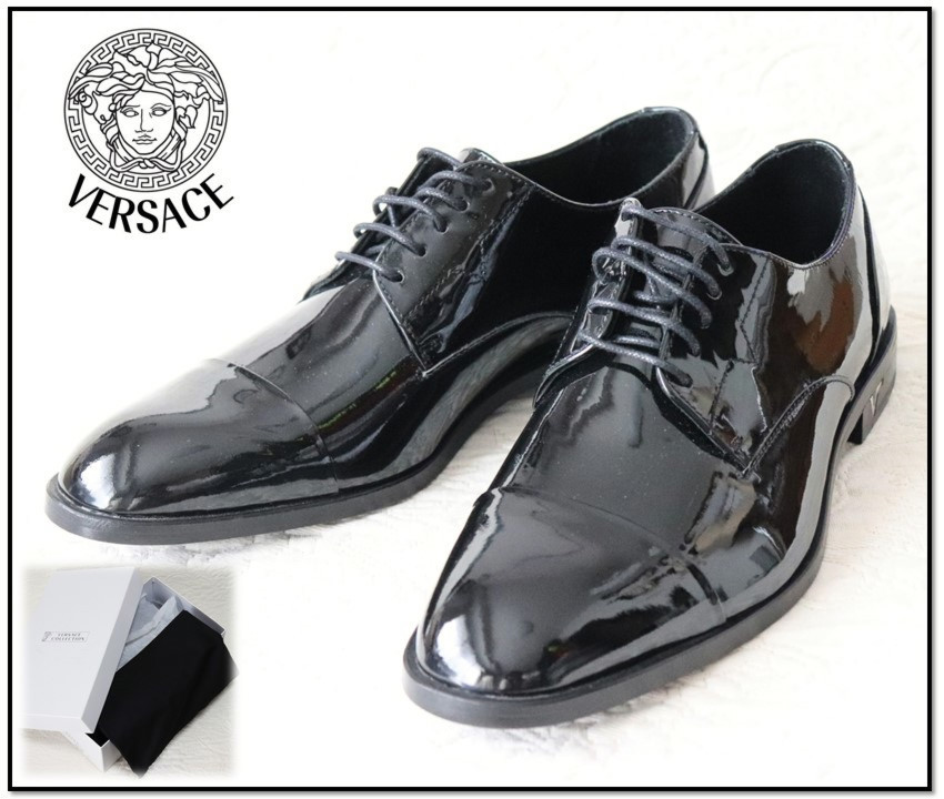 99,000円新品箱付き【VERSACE ヴェルサーチ コレクション】SCARPE