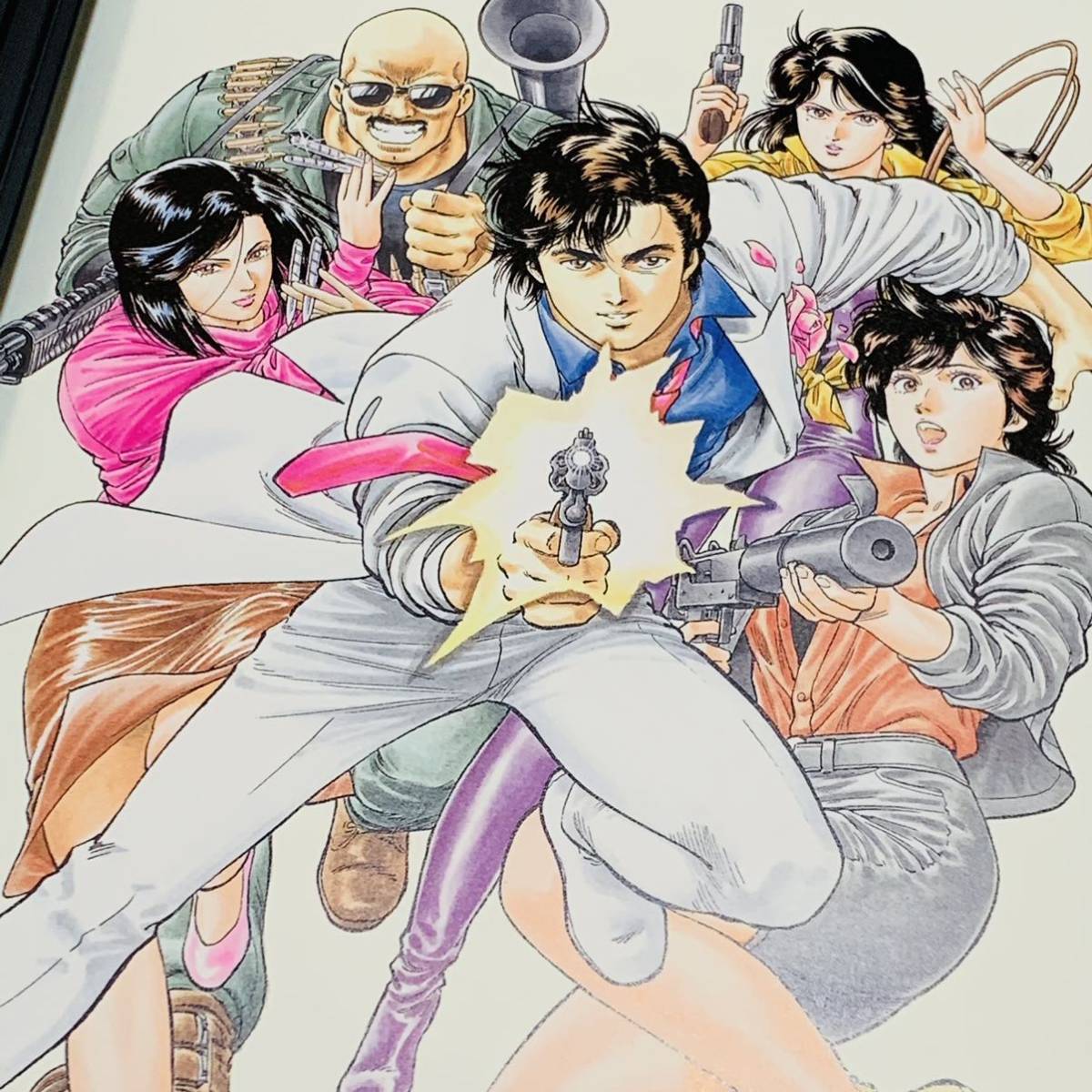 City Hunter シティーハンター 北条司 イラスト 額装品 冴羽 香 ファルコン 冴子 キャッツアイ 少年ジャンプ アートポスター シティーハンター 売買されたオークション情報 Yahooの商品情報をアーカイブ公開 オークファン Aucfan Com