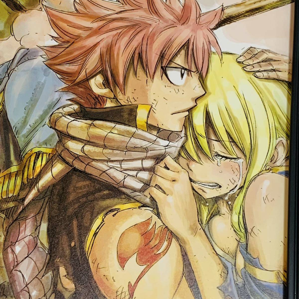 ヤフオク Fairy Tail フェアリーテイル イラスト 額装