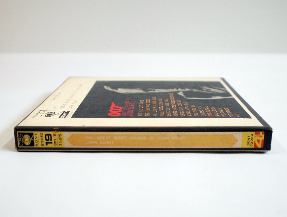 [W1319] オープンリールテープ 007 ジョン・バリーの世界 / ジョン・バリー楽団 GREAT MOVIE SOUNDS OF JOHN BARRY 使用済 中古 現状品_画像3