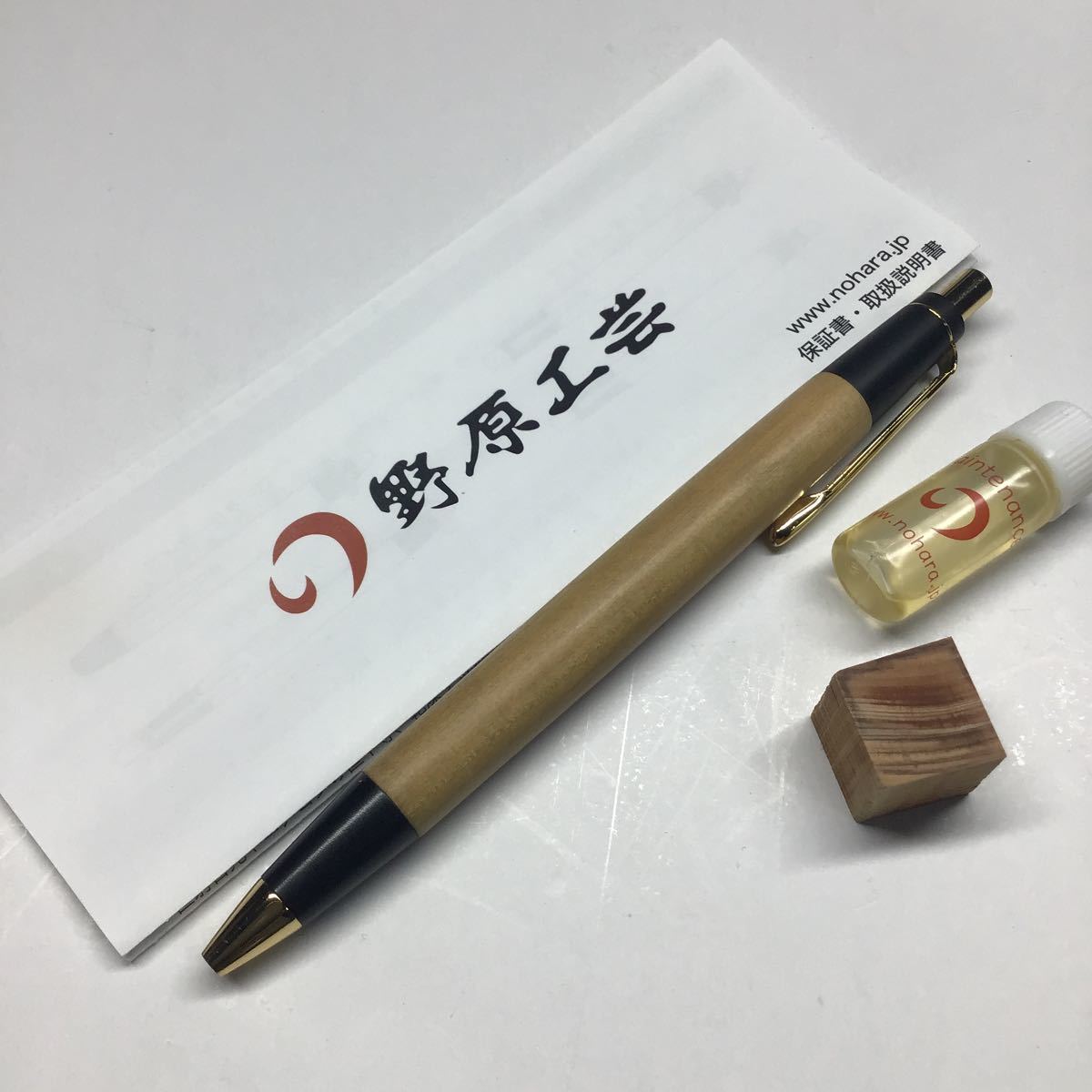 野原工芸 木曽ひのき 檜 シャープペンシル0 5 オイル ウッドキューブ