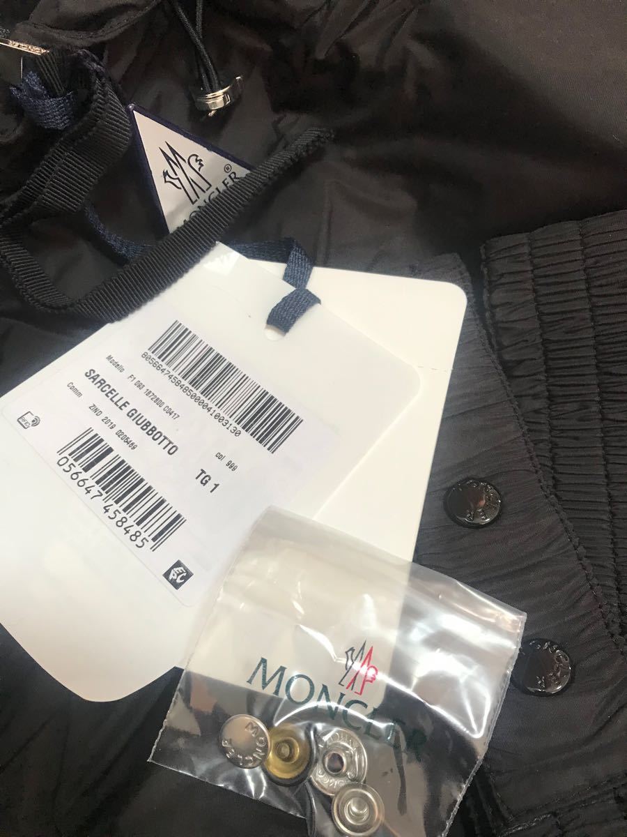 新品 サイズ1 モンクレール moncler サルセル SARCELLE 黒 新品 サイズ1 モンクレール moncler サルセル SARCELLE 黒