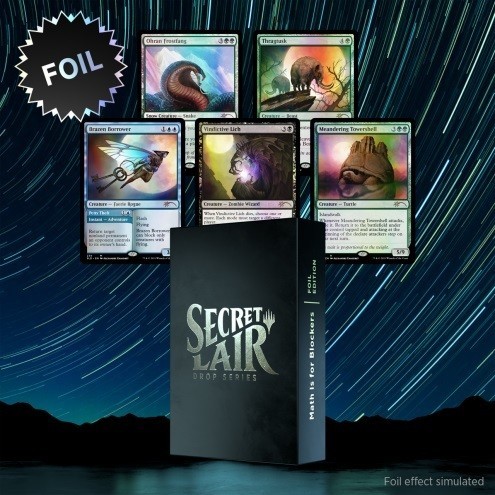 MTG Secret lair シークレットレイヤー Math Is For Blockers Foil Edition　未開封