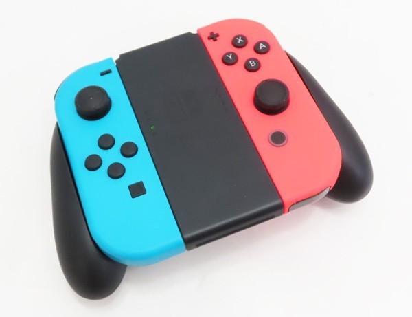 ○【任天堂】Nintendo Switch/ニンテンドースイッチ本体 新型 HAD-S-KABAA ネオンブルー/ネオンレッド_画像3