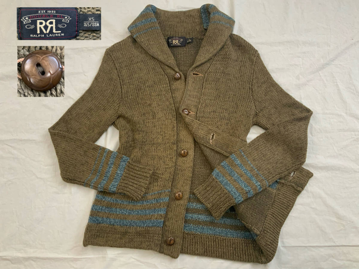 高級品 ポロ ラルフローレン POLO RL ダブルアールエル カーディガン