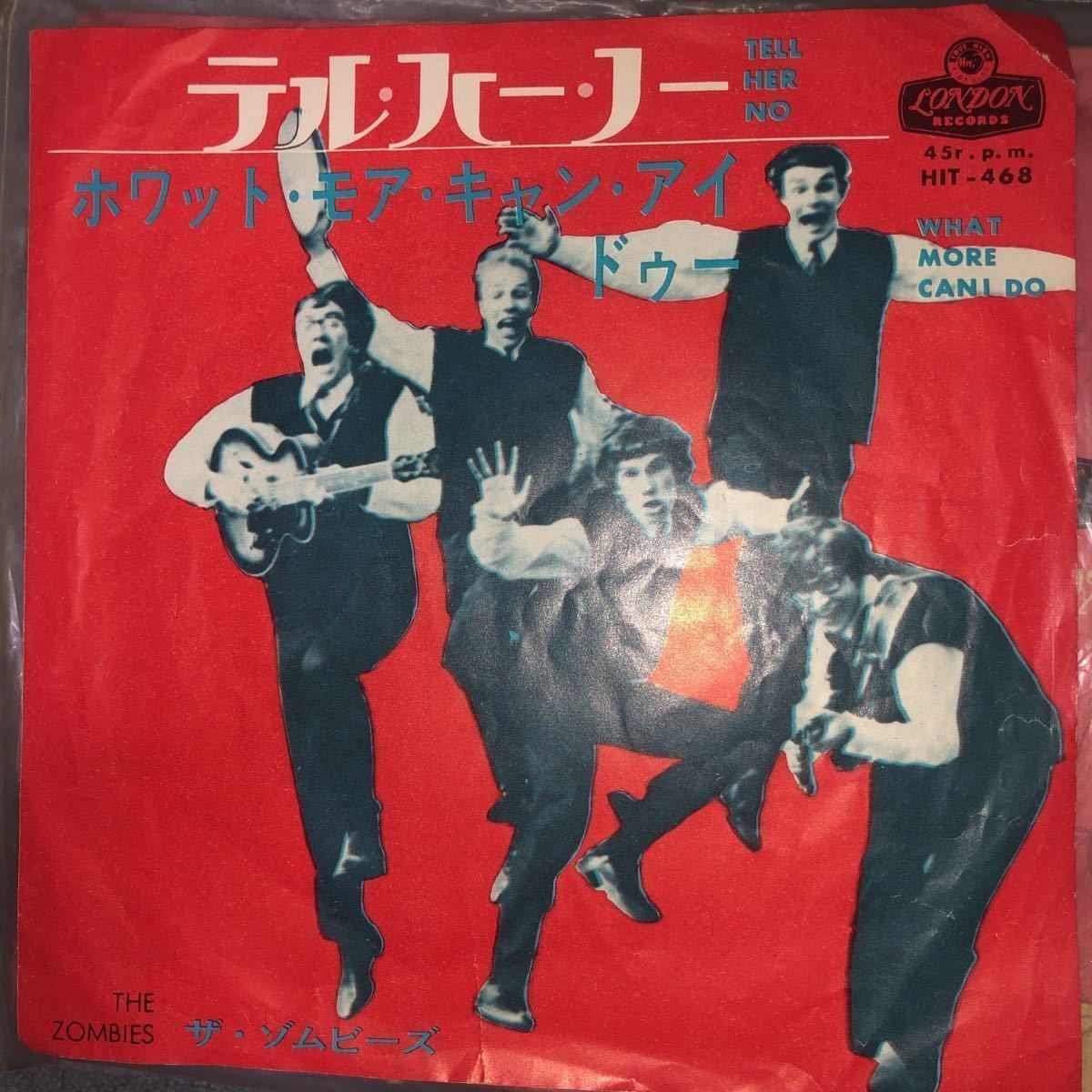 レア　ZOMBIES / Tell Her No / What More Can I Do 日本版EP レコード！！！_画像1