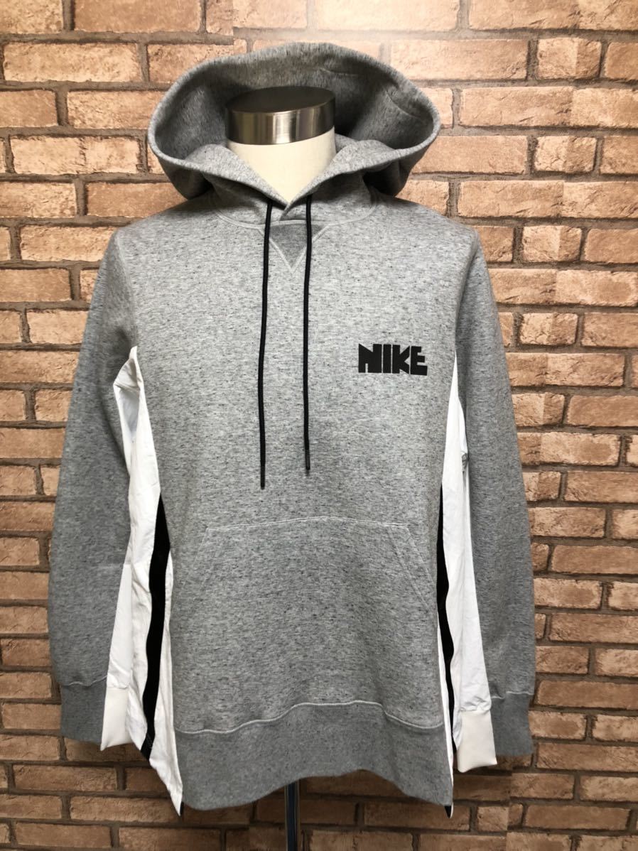 新品未使用⭐︎NIKE × sacai パーカ グレー Sサイズ-