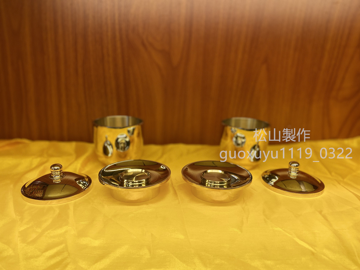 極上品 聖天用品 聖天法具 洒器 2点セット 真鍮製磨き仕上げ 極上品 聖天用品 聖天法具 洒器 2点セット 真鍮製磨き仕上げ
