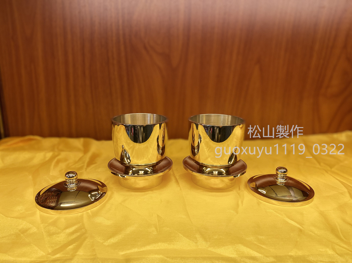 極上品 聖天用品 聖天法具 洒器 2点セット 真鍮製磨き仕上げ 極上品 聖天用品 聖天法具 洒器 2点セット 真鍮製磨き仕上げ