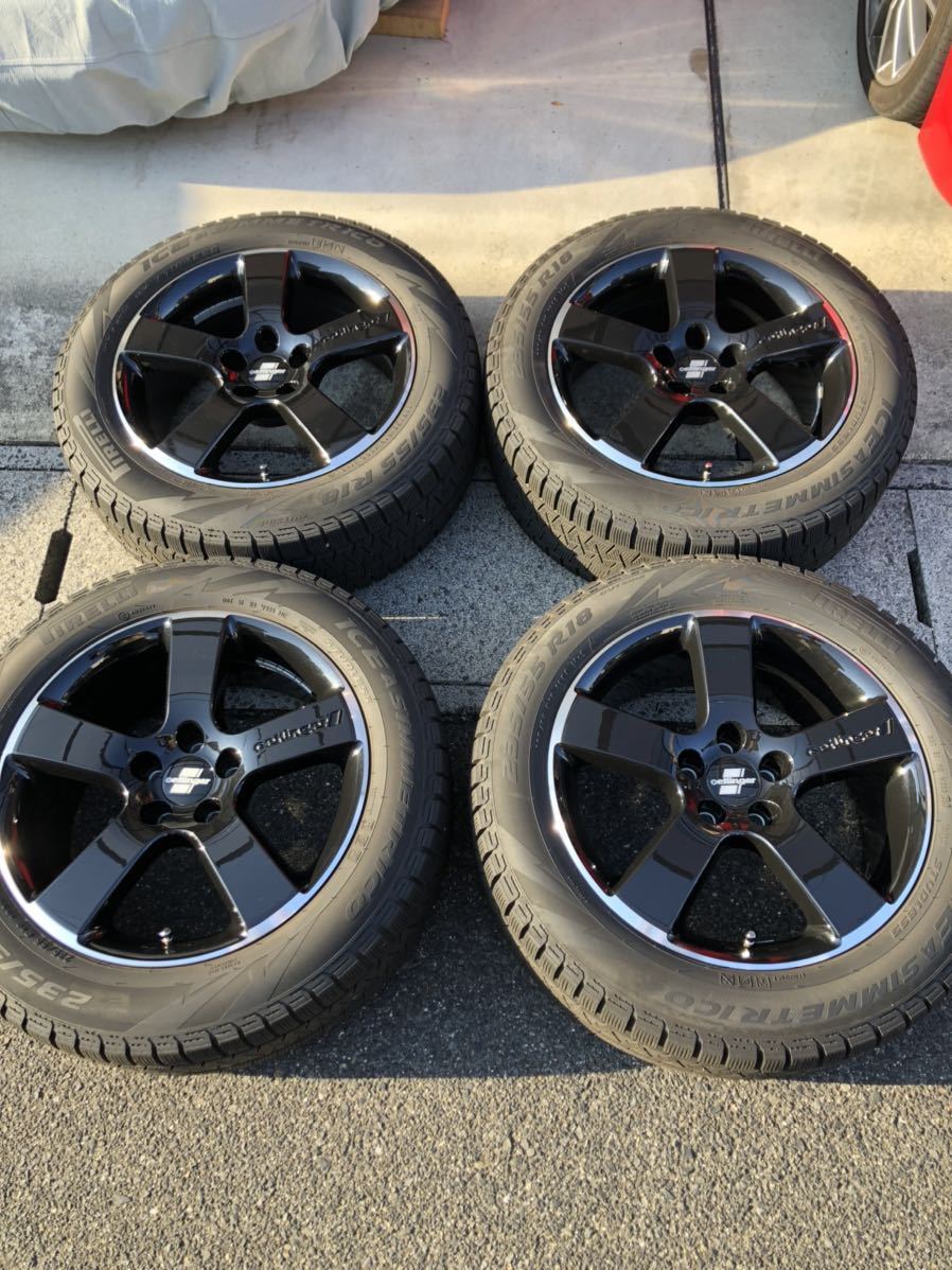 Oettinger RX 235 55 R18 スタッドレス ４本 フォルクスワーゲン ティグアン エッティンガー Tiguan Rライン VW 品 黒色