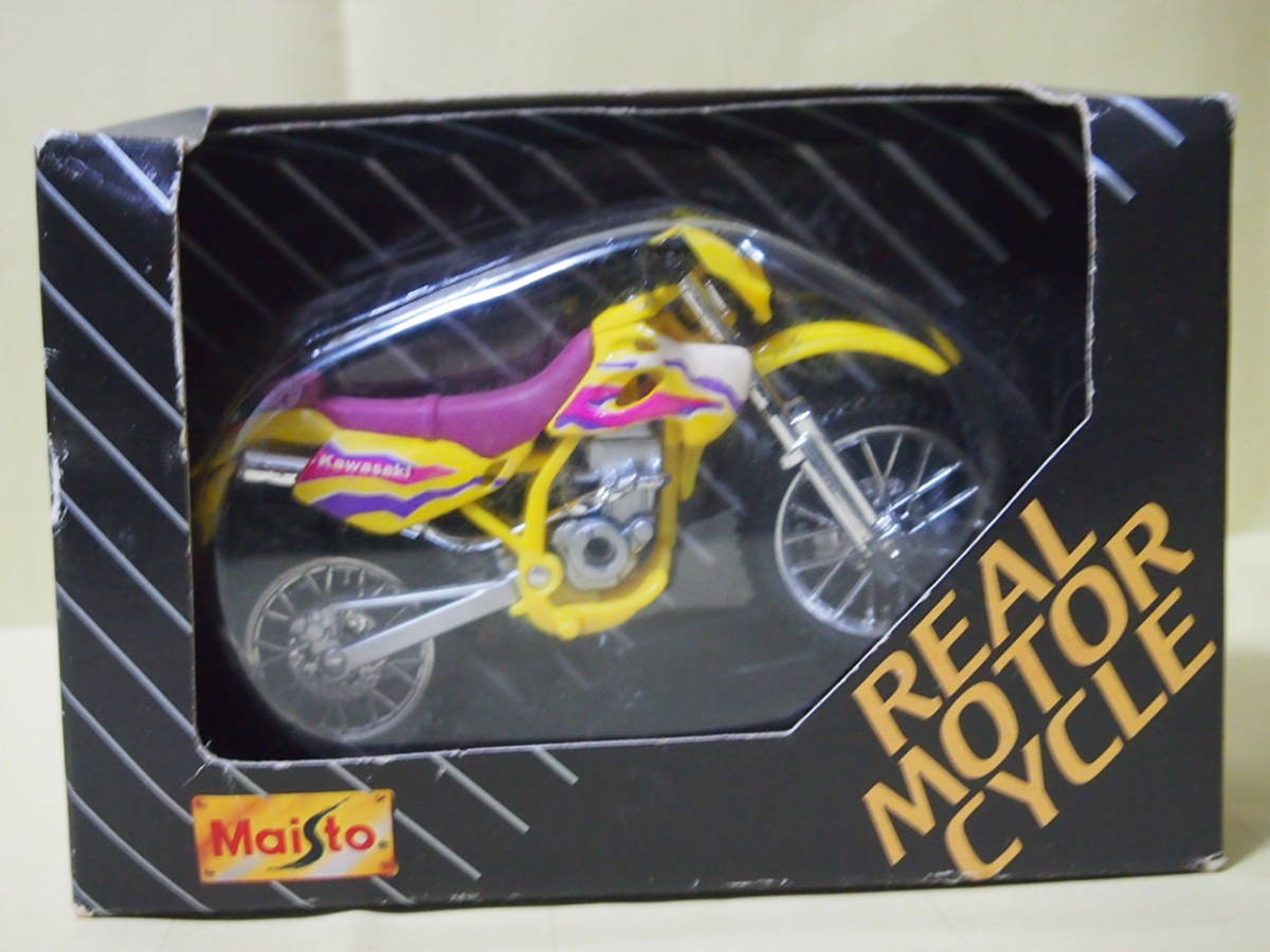 maisto Real　Motor　Cycle 1:18 カワサキ KLX 250 SR _画像1