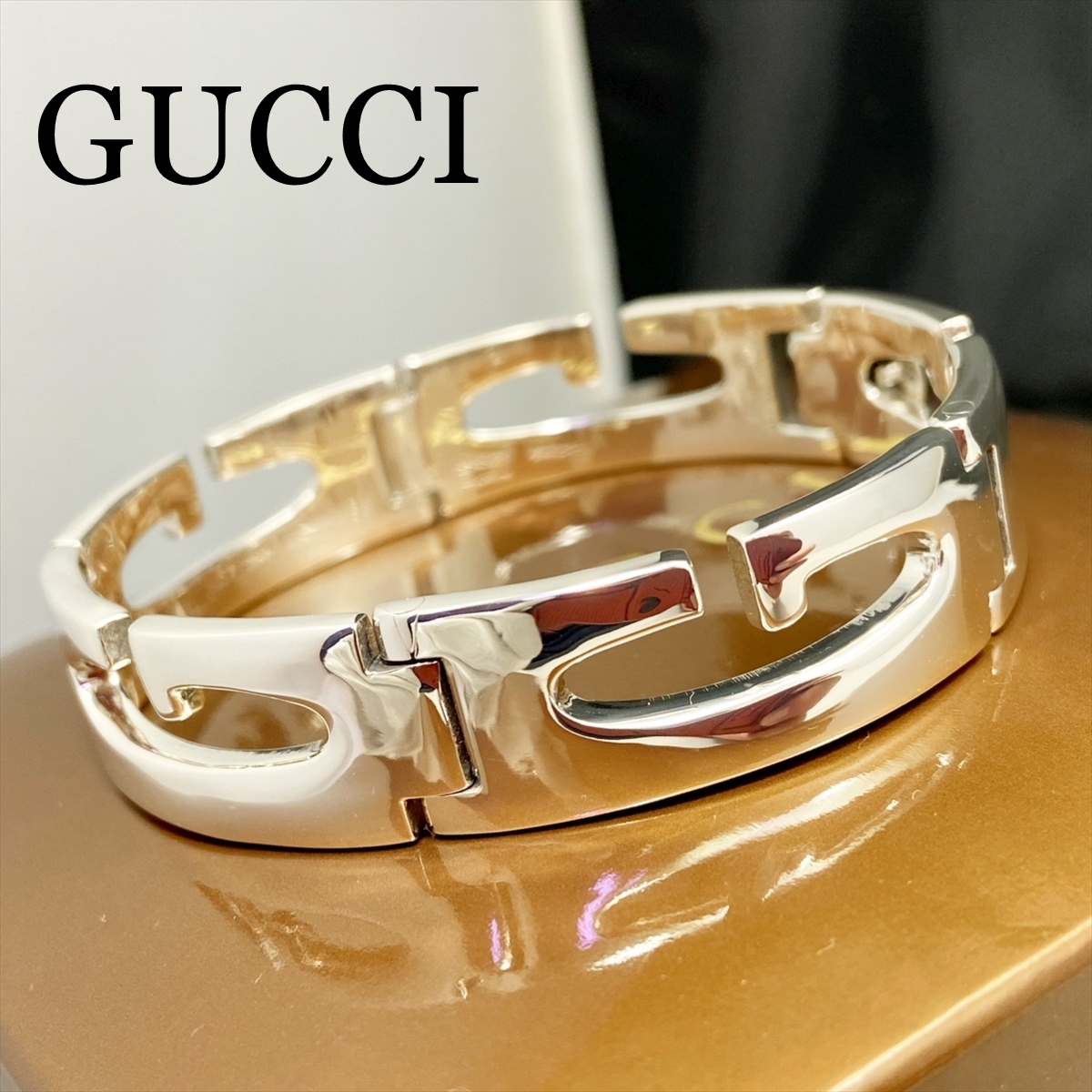 人気急上昇】 GUCCI 喜平 シルバー 925 ブレスレット 19cm 廃盤レア