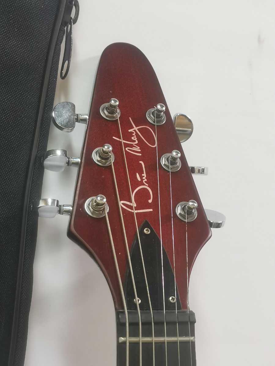 エレキギター ケース付 綺麗 希少]Brian May Guitars BM-Red Red