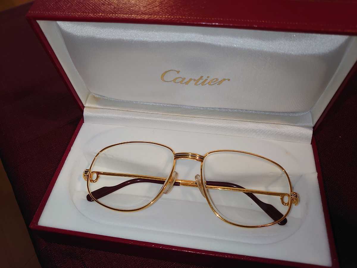 Cartier カルティエ メガネ トリニティー 135 56 18 度付レンズ入 ゴールド シルバー バーガンディー Made In France 純正ケース付 Product Details Yahoo Auctions Japan Proxy Bidding And Shopping Service From Japan Cartier カルティエ メガネ トリニティー 135 56 18 度付レンズ入 ゴールド シルバー バーガンディー Made In France 純正ケース付 Product Details Yahoo Auctions Japan Proxy Bidding And Shopping Service From Japan