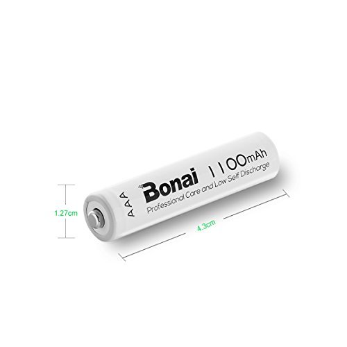 8個パック 単4充電池 8本 BONAI 単4形 充電式電池 ニッケル水素電池 8個パックCEマーキング取得 UL認証済み 自然_画像5