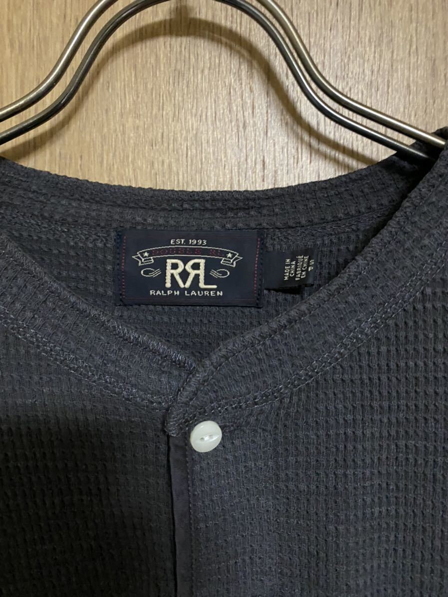 RRL】グランメゾン東京 キムタク着用 ワッフルヘンリーT RRL】グランメゾン東京 キムタク着用 ワッフルヘンリーT