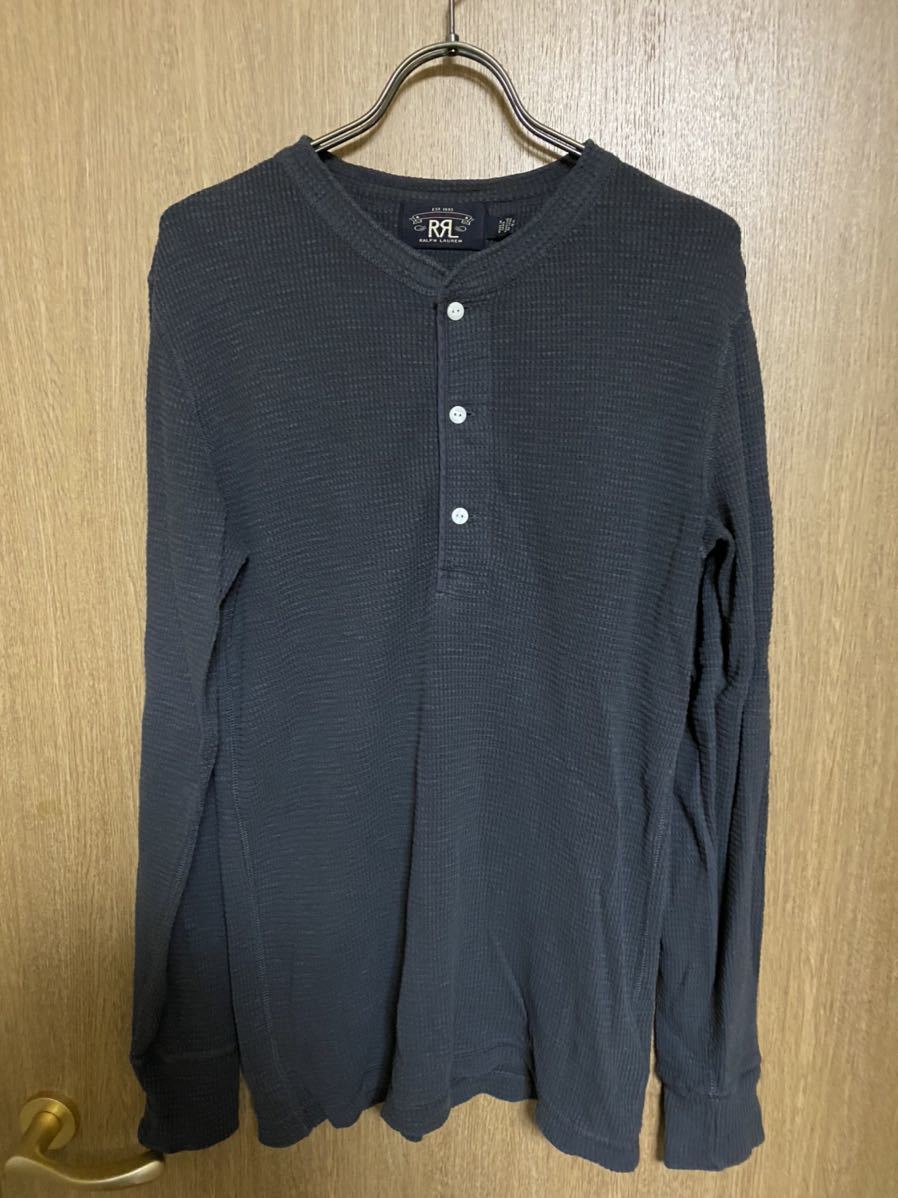 RRL】グランメゾン東京 キムタク着用 ワッフルヘンリーT RRL】グランメゾン東京 キムタク着用 ワッフルヘンリーT