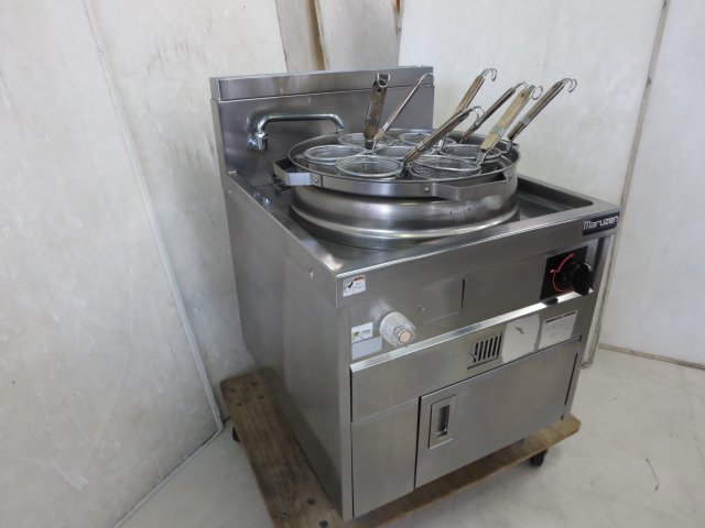 ◇マルゼン ゆで麺機 はやわき 自動点火 MR-15M 相当 LPガス[0129BT