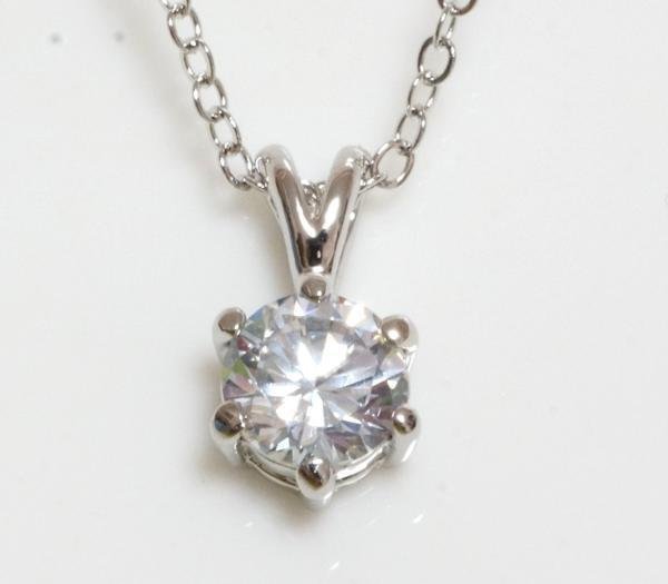 アウトレット特売 pt900 ペンダント サファイア 5 ct 0.07ct 5.18 g