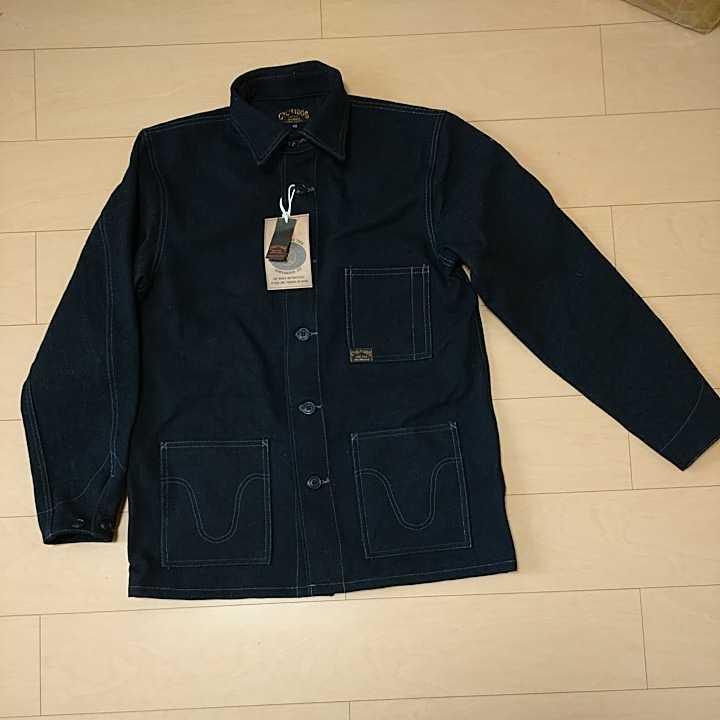 新品 WESTRIDE ウエストライド / BLACK デニム カバーオール サイズ42