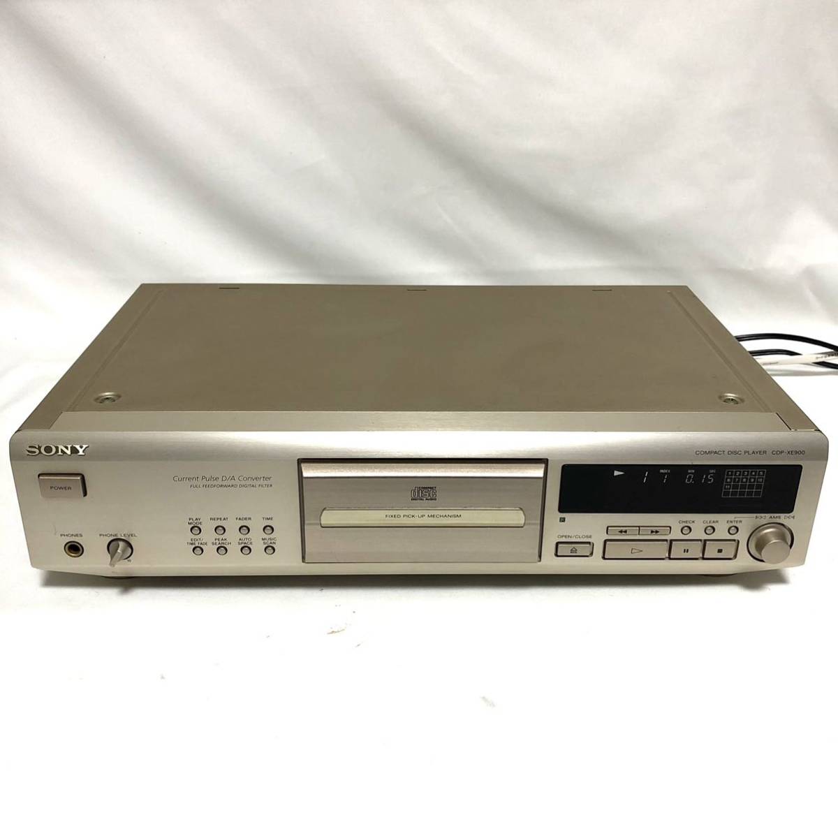 卸売 完動品 美品 美品 CDプレーヤー 完動品 SONY CDP-XE900 CDP-XE900