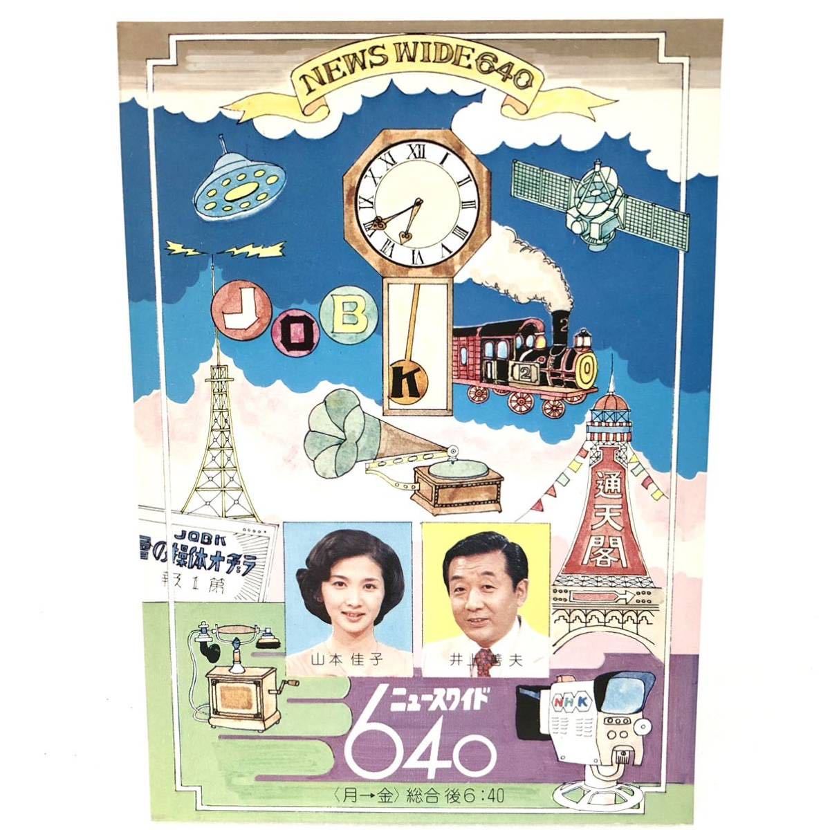 送料無料 当時物 昭和レトロ ニュースワイド640 絵葉書 ポストカード