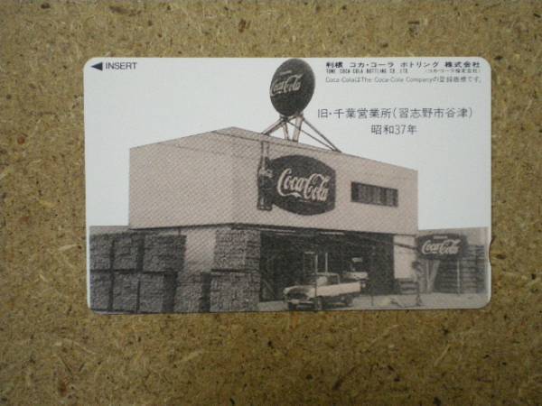 cola・利根コカコーラ　旧千葉営業所　テレカ_画像1