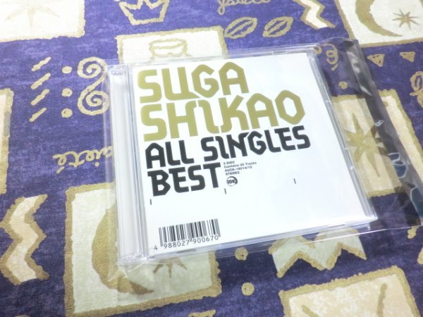 ★ケース新品★ALL SINGLES BEST CD スガシカオ ベストアルバム 夜空ノムコウ(additional track) 春夏秋冬 4988027900670 AUCK-18014_画像1