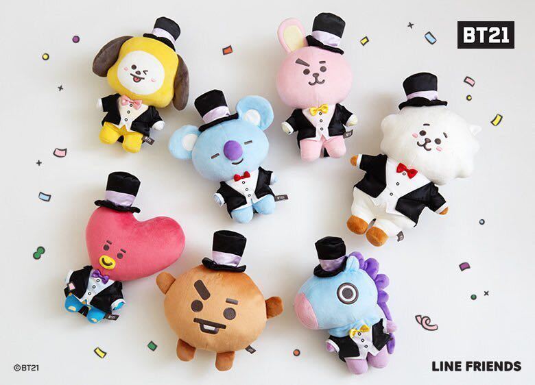 新品BT21 マスコット Let's party with you ぬいぐるみ&ボールチェーンぬいぐるみ　入手困難レア　　BTS KOYA コアラ　RM_画像3