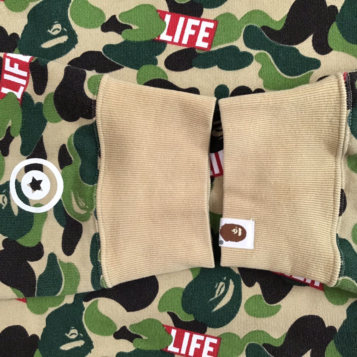 *XL* ALIFE × BAPE ABC camo Shark Parker a bathing ape Ape Bape A Bathing Ape shark pullover hoodie камуфляж b63