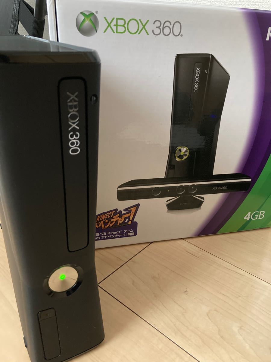 値下げ！Microsoft Xbox360  4GB + KINECT ソフト付