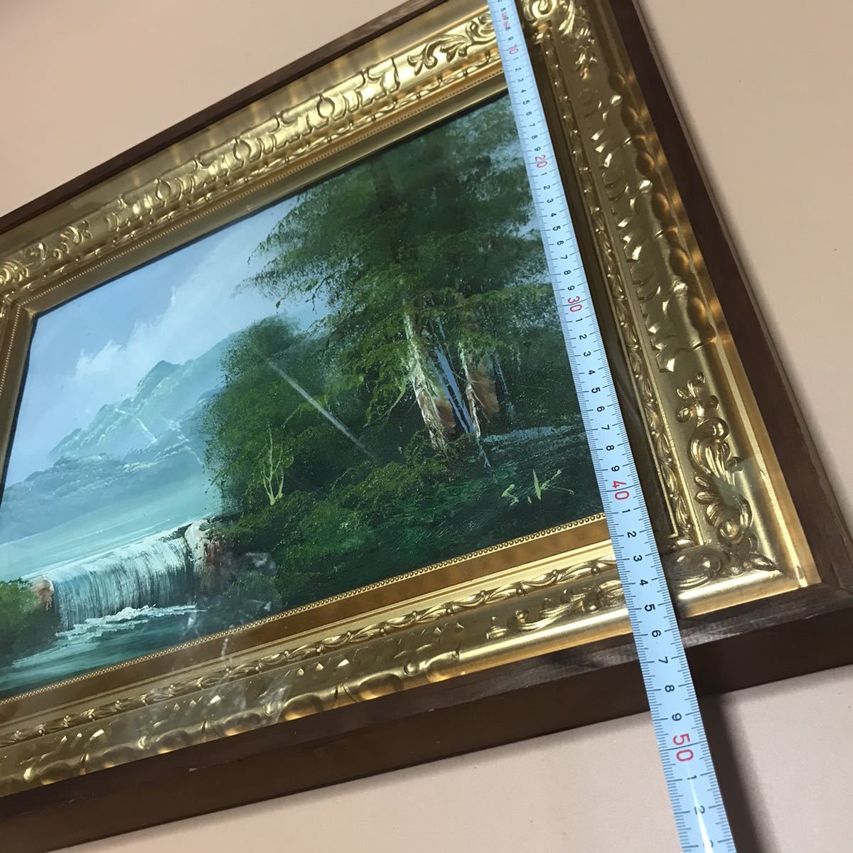 絵画 自然風景 海 湖 森 山 | hornnes.no