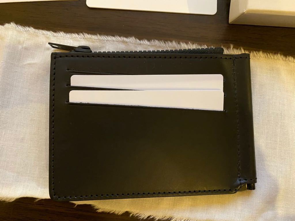 最新発見 二つ折り財布 ブラック メゾンマルジェラ マネークリップ 小物 小銭入れ付き Otona Josei no