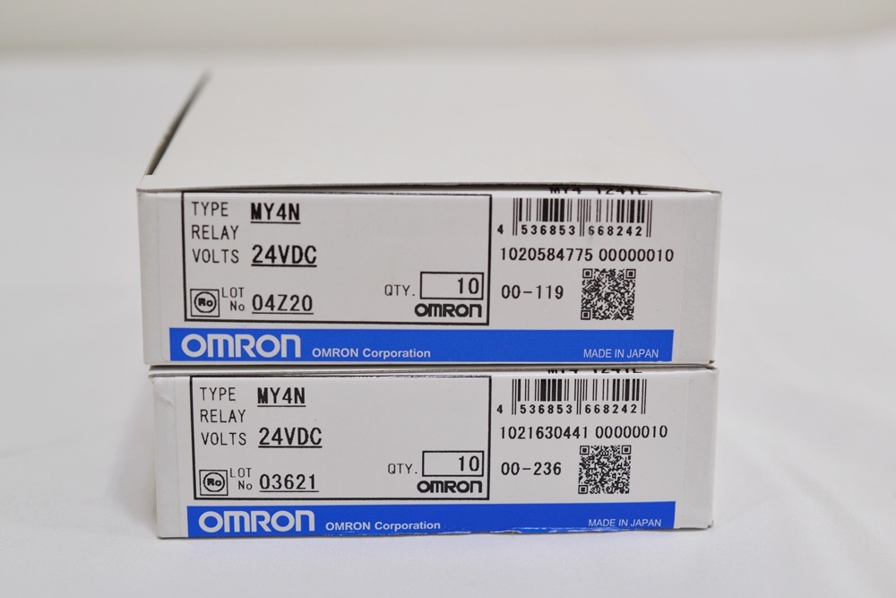 ◇未使用!オムロン ミニパワーリレー MY4N 24VDC (10個入)×2セット