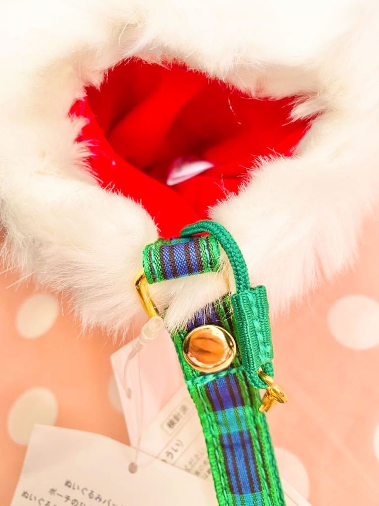 2012年ディズニーシークリスマスダッフィーグッズ靴下型ポーチ東京ディズニーシー TDS Duffy ぬいぐるみ用靴下型ポーチ クリスマス靴下_画像6