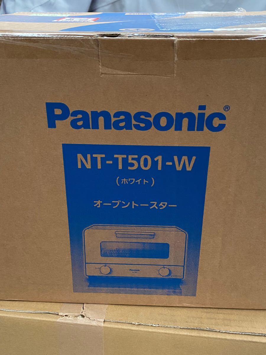 パナソニック　Panasonic　オーブントースター［１２００Ｗ／食パン４枚］　ホワイト　NT-T501-W