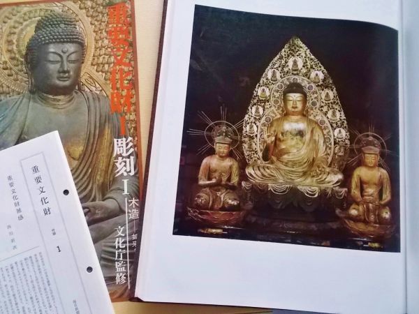 大型図録本日本の重要文化財全収録集木造仏像1釈迦如来像薬師如来像 