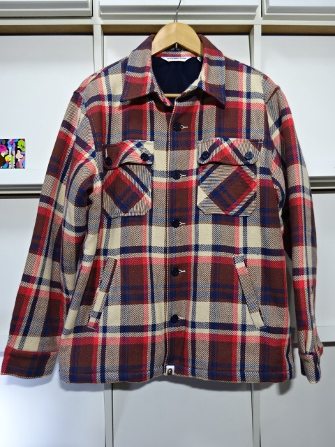 Yahoo!オークション - 【M】A BATHING APE ラブジェネチェック Yahoo!オークション - 【M】A BATHING APE ラブジェネチェック
