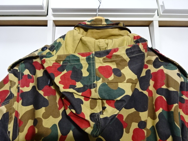 初期【M】A BATHING APE M-65 ジャケット キムタク JCB 迷彩 ア ベイシング エイプ NIGO ミリタリー ジャケット オールド ヴィンテージ
