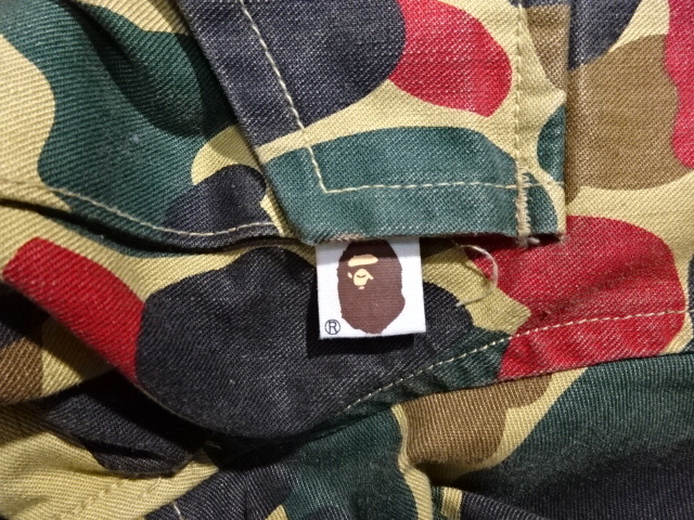初期【M】A BATHING APE M-65 ジャケット キムタク JCB 迷彩 ア 初期【M】A BATHING APE M-65 ジャケット キムタク JCB 迷彩 ア
