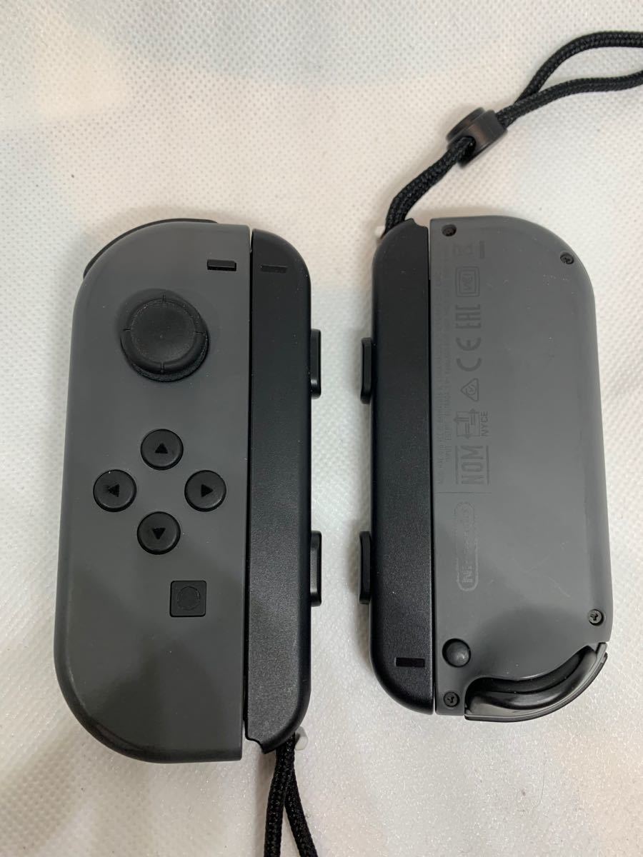 Nintendo Switch Joy-Con (L)/(R) セット「グリップとストラップ 付き」　中古品